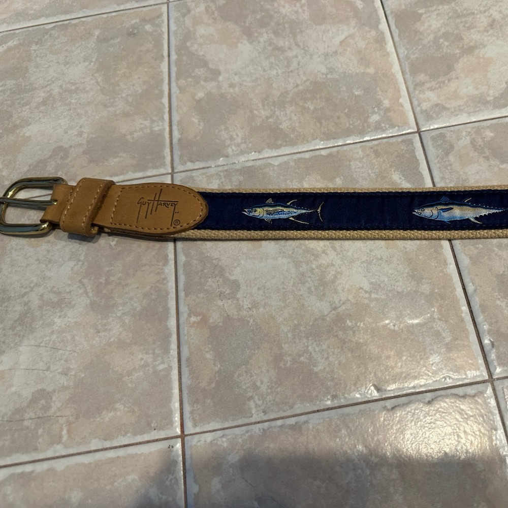 EUC Guy Harvey Men’s Belt size 34